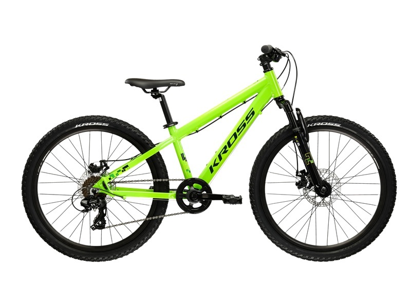 Kross Dust JR 24 Disc vihreä Uusi levyjarrullinen Dust JR 24 juniorpyörä