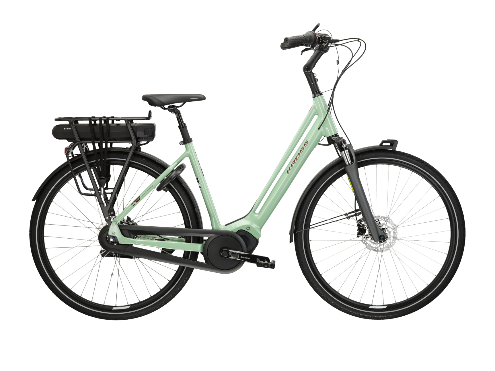 Kross Sentio Hybrid 4.0 naisten sähköpyörä löytyy myös keväänvihreänä värinä!