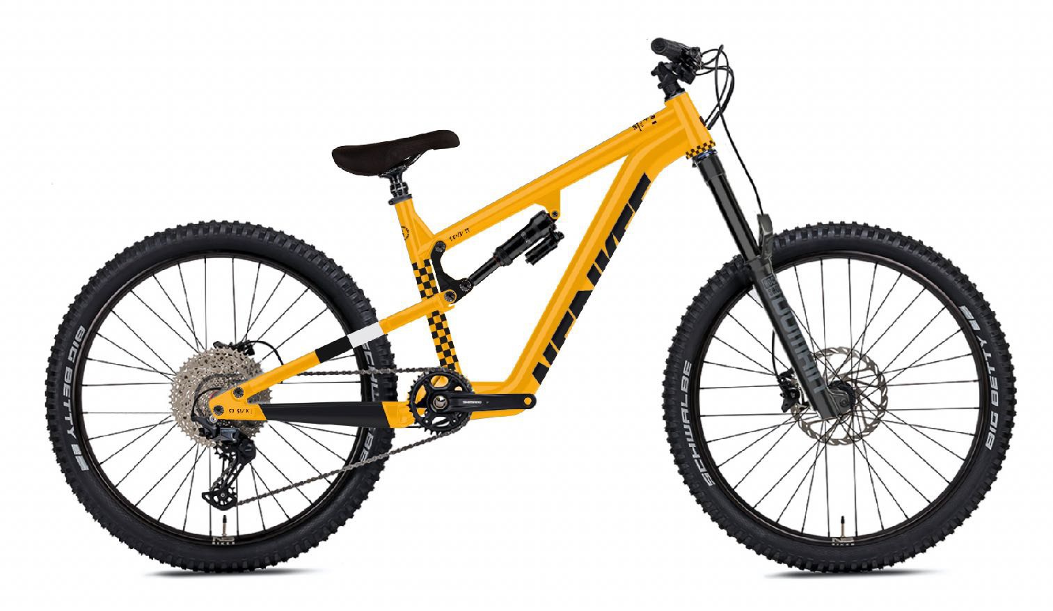 NS Bikes Soda DH Freeride keltainen 2027