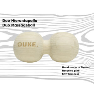 Nordic Duke® Wood Faskiapallo Duo on 100% kotimainen hierontapallo