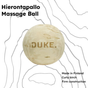 Nordic Duke® Wood Faskiapallo Visakoivu on kotimainen hierontapallo.